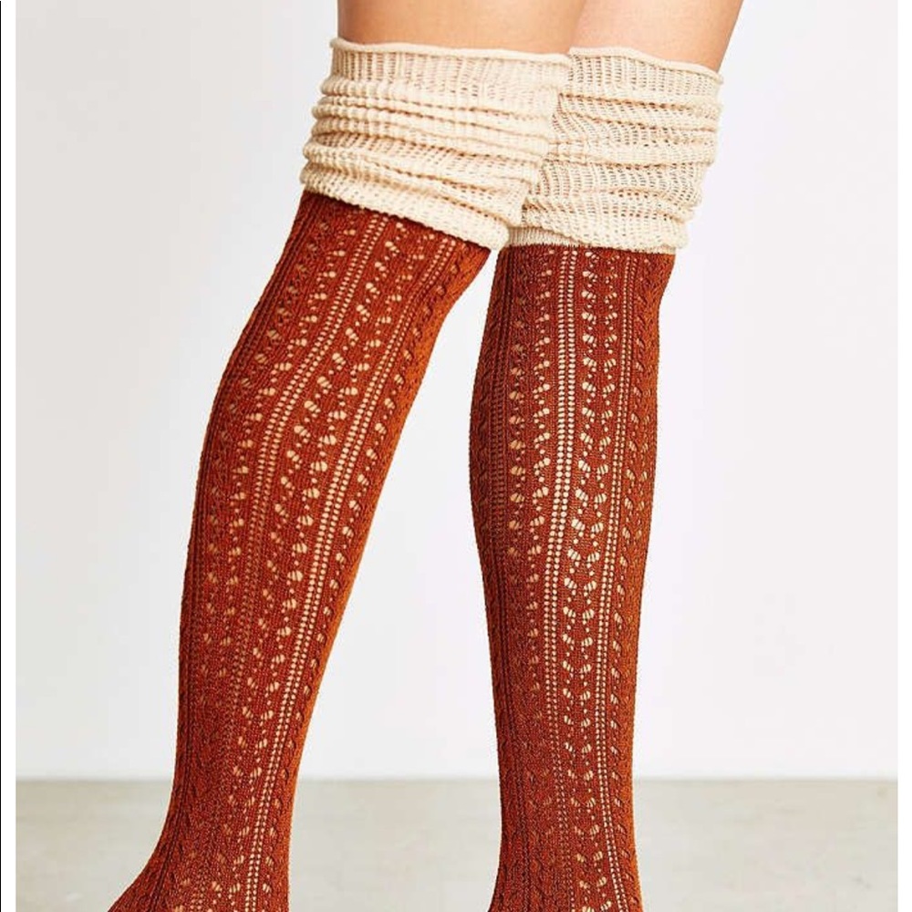 Over the knee urban outfitters socks